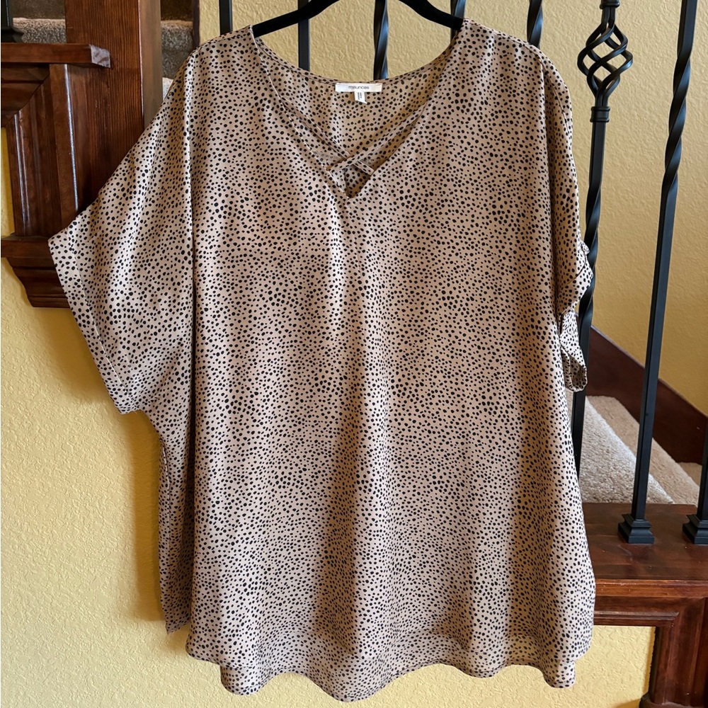 Maurice’s animal print blouse 2X